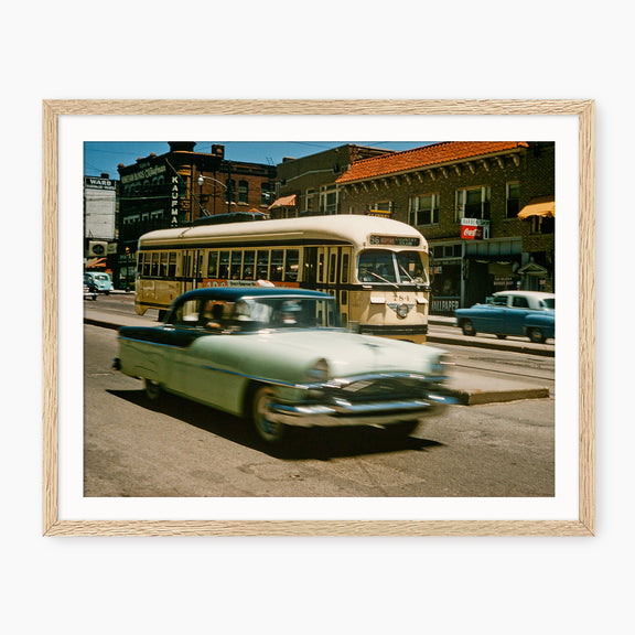 Retro Automobile and Bus Photo - Sage and Rose Prints