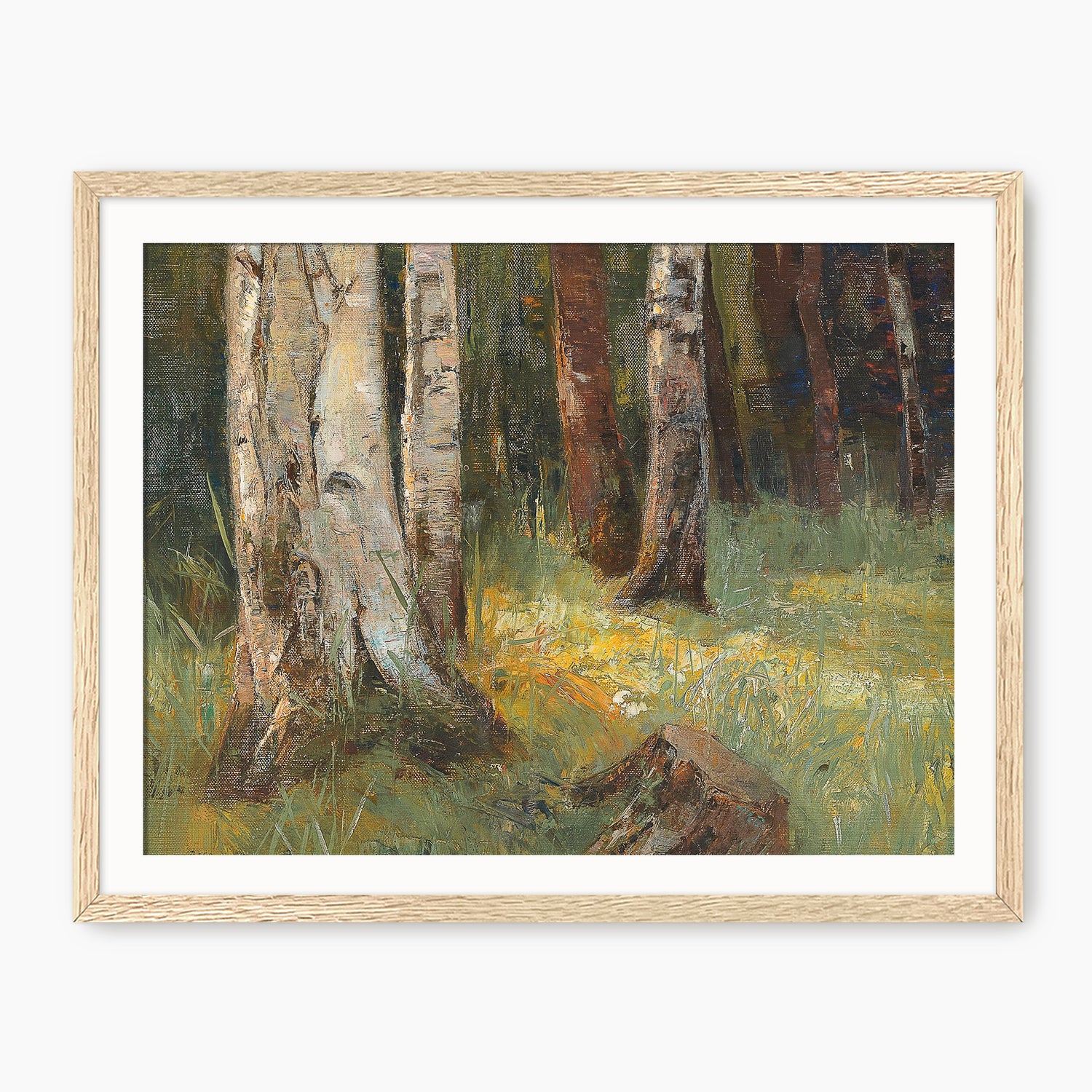 Sage Green Forest - Sage and Rose Prints