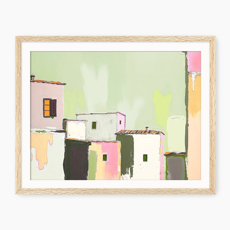 Eclectic Bright Beach 9-Piece Gallery - Sage and Rose Prints