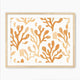 Burnt Orange Seaweed Motif - Sage and Rose Prints