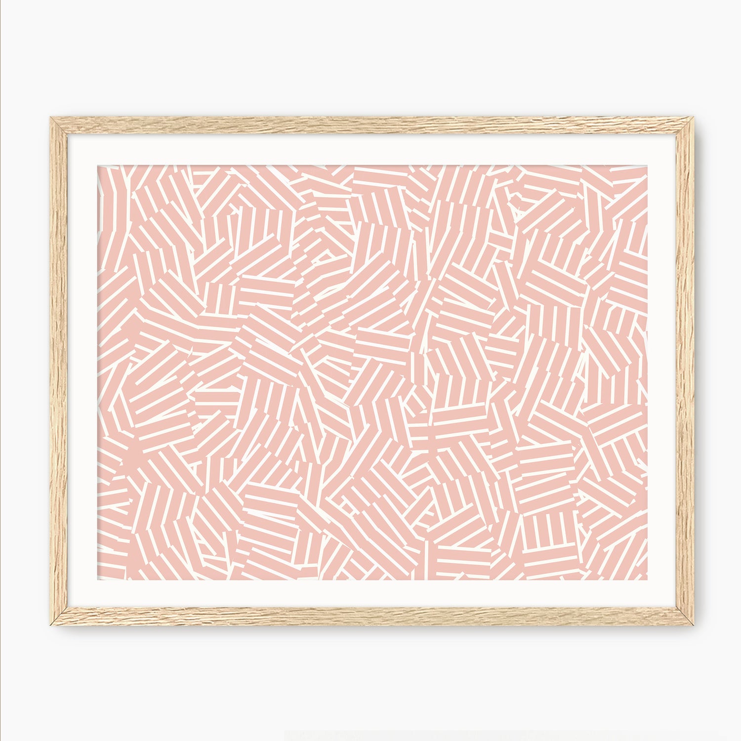 Maximalist Hash Pattern - Sage and Rose Prints