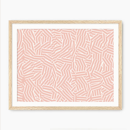 Maximalist Hash Pattern - Sage and Rose Prints