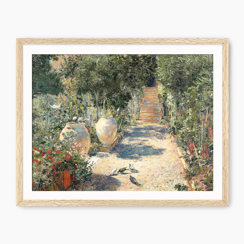 Cottage Garden in Bloom Print - Sage and Rose Prints