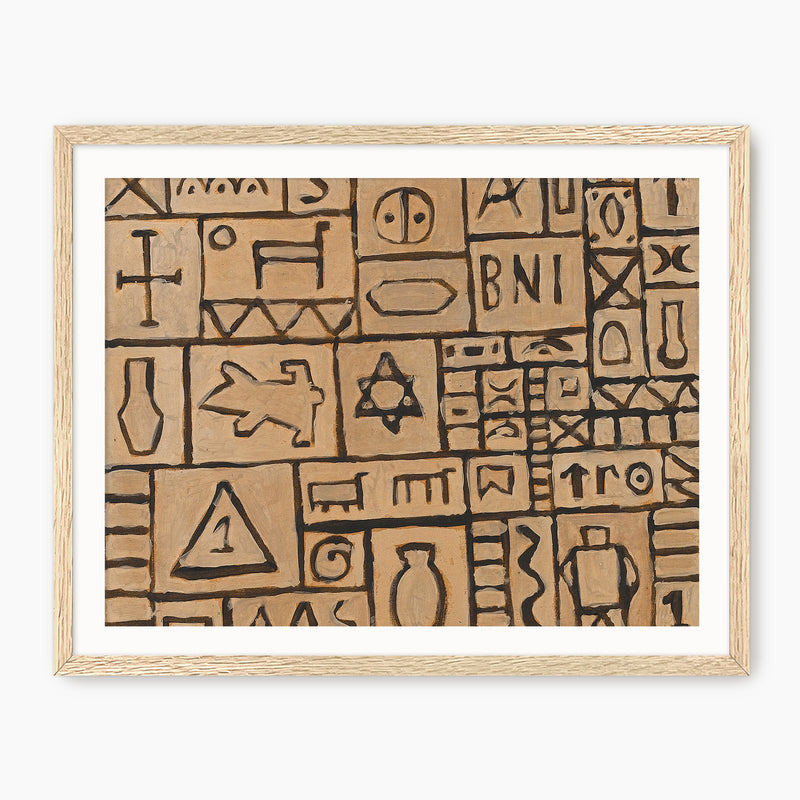 Sandstone Pictograph Print - Sage and Rose Prints