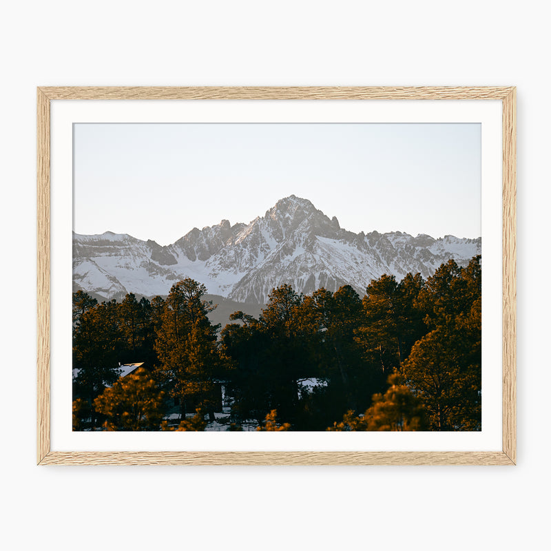 Snowy Mountain Top Photography - Sage and Rose Prints