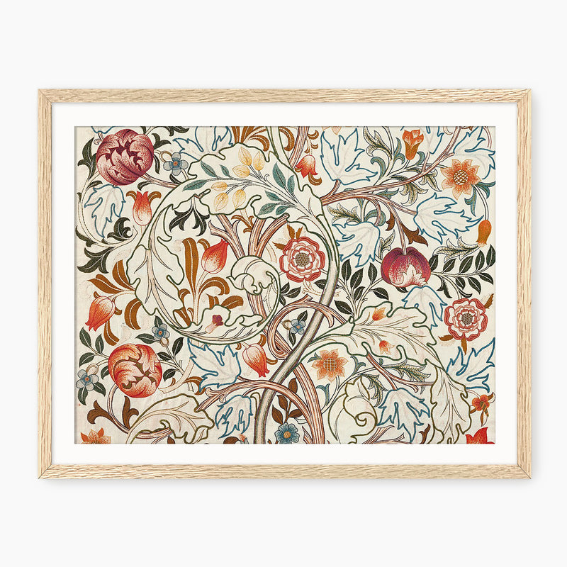 Burgundy and Sage Art Deco Print - Sage and Rose Prints