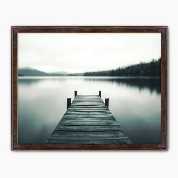 Mood Lake Black and White Photo - Sage and Rose Prints