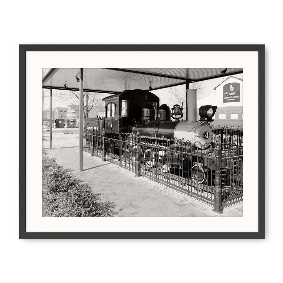 Black & White Historic Train Photo - Sage and Rose Prints