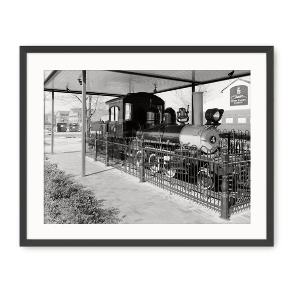 Black & White Historic Train Photo - Sage and Rose Prints
