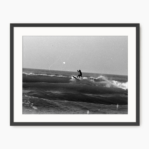 Black and White Surf Photo - Sage and Rose Prints
