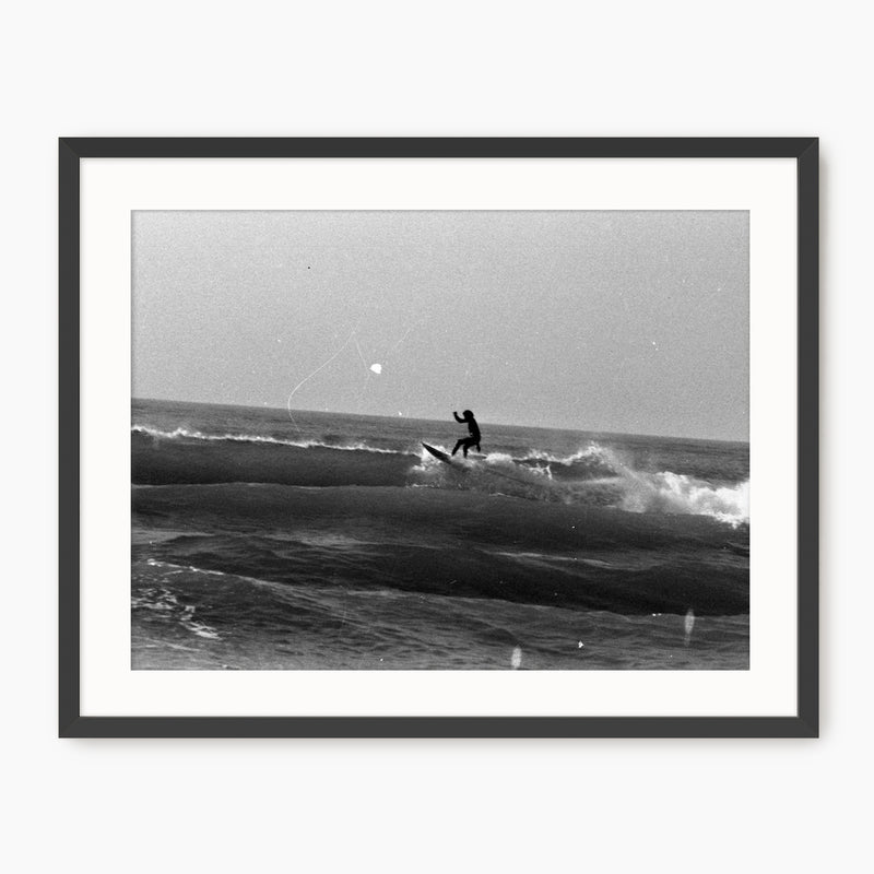 Black and White Surf Photo - Sage and Rose Prints