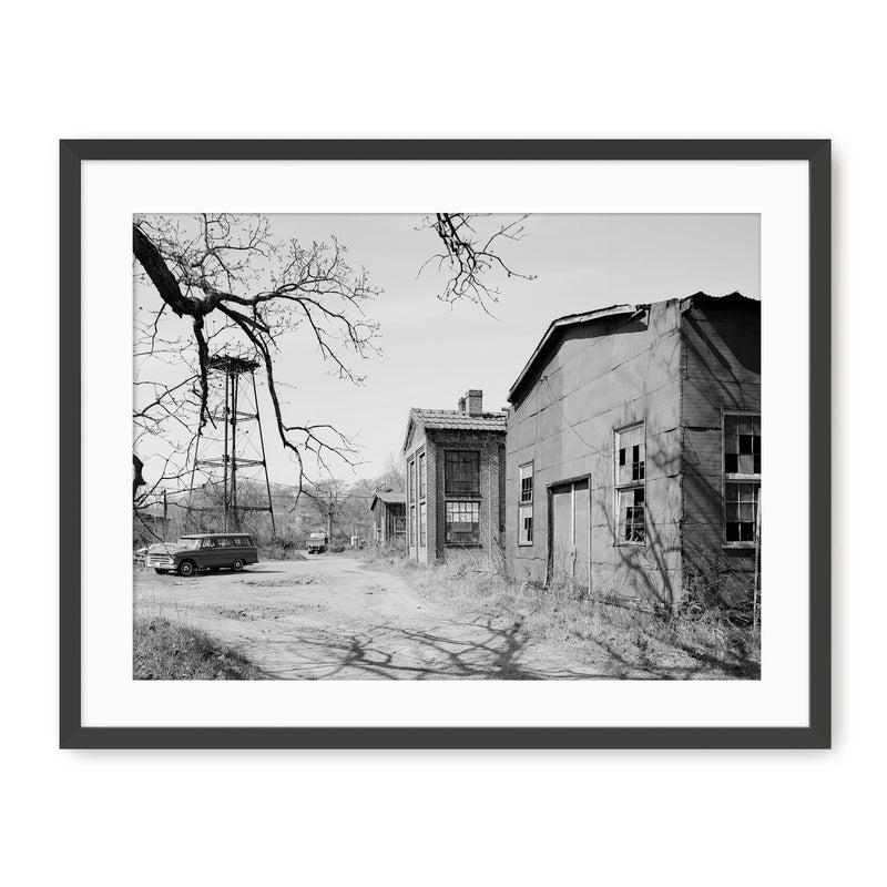 Historic Warehouse & Vintage Car Photo - Sage and Rose Prints