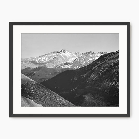 Historic Ansel Adams Black And White Landscape Photo - Sage and Rose Prints