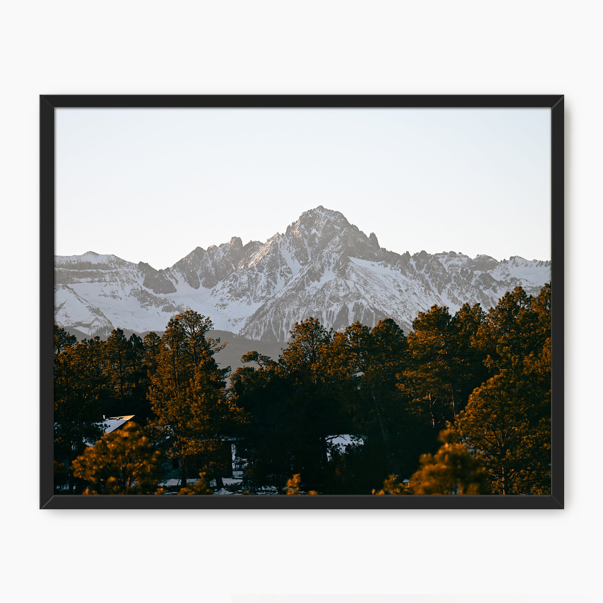 Snowy Mountain Top Photography