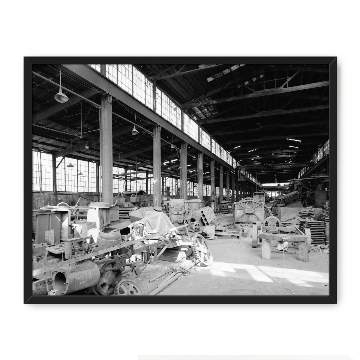 Historic Archives Factory Interior Photo - Sage and Rose Prints