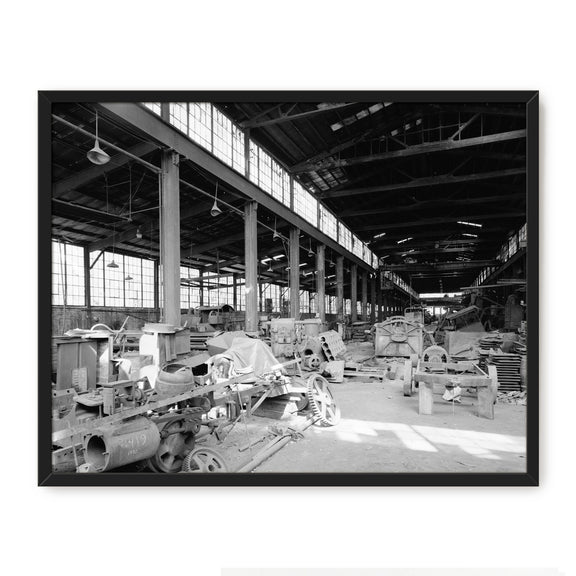 Historic Archives Factory Interior Photo - Sage and Rose Prints