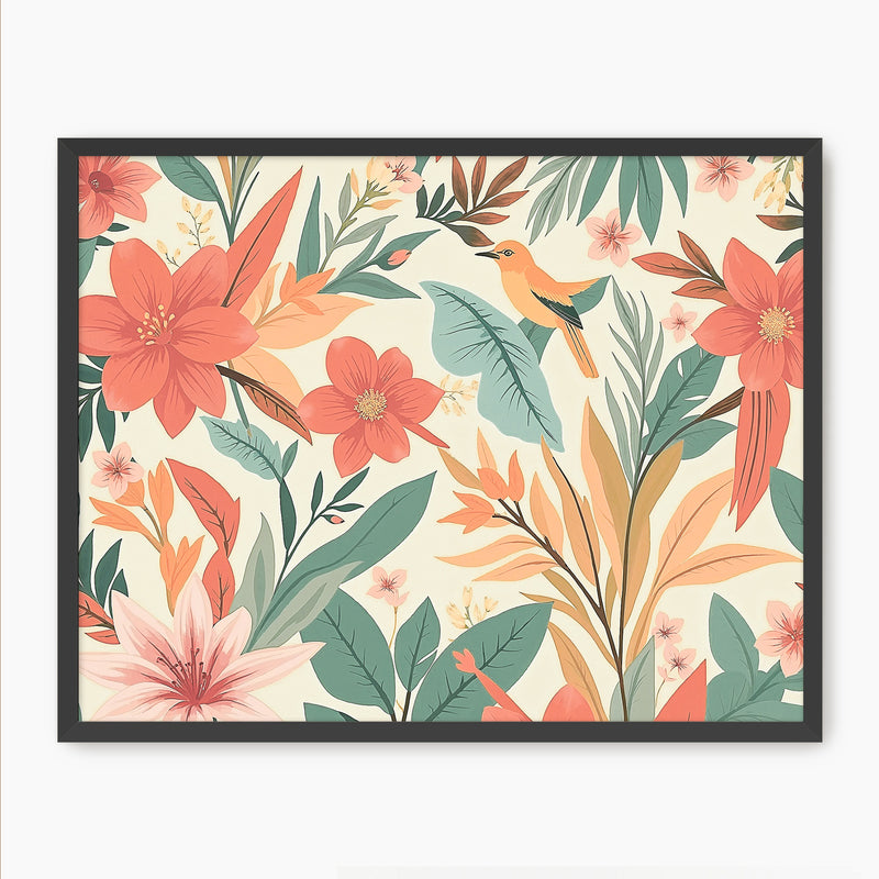 Tropical Deco Prints - Sage and Rose Prints
