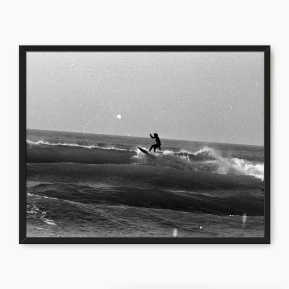 Black and White Surf Photo - Sage and Rose Prints