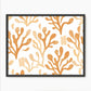 Burnt Orange Seaweed Motif - Sage and Rose Prints