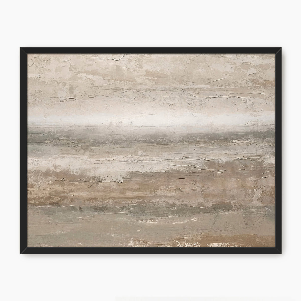 45- Earthy Tan Abstract Painting Print - Sage and Rose Prints
