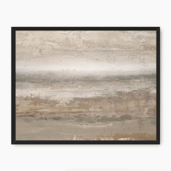 45- Earthy Tan Abstract Painting Print - Sage and Rose Prints