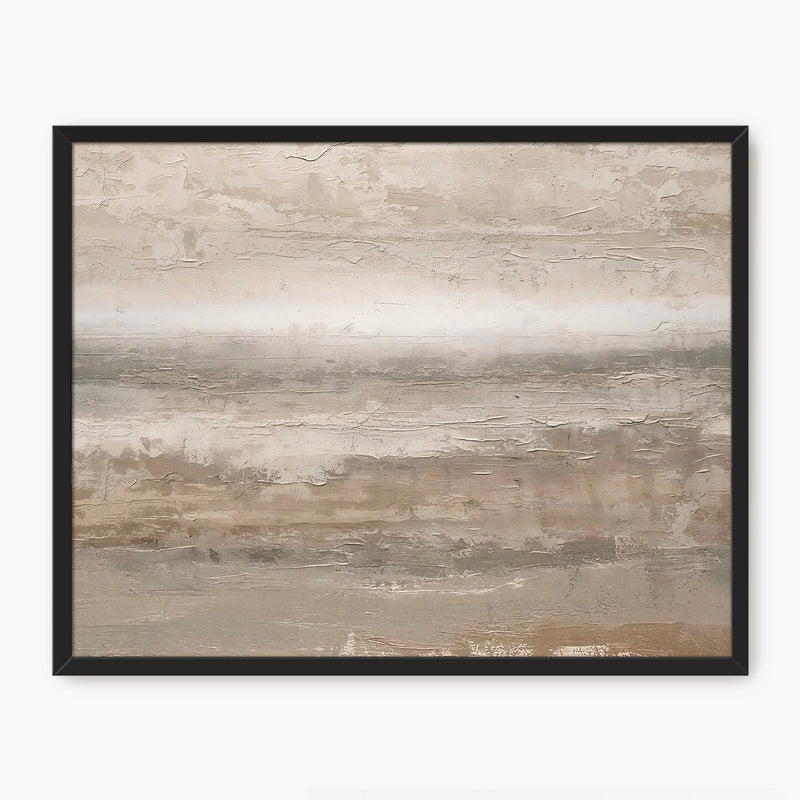 45- Earthy Tan Abstract Painting Print - Sage and Rose Prints