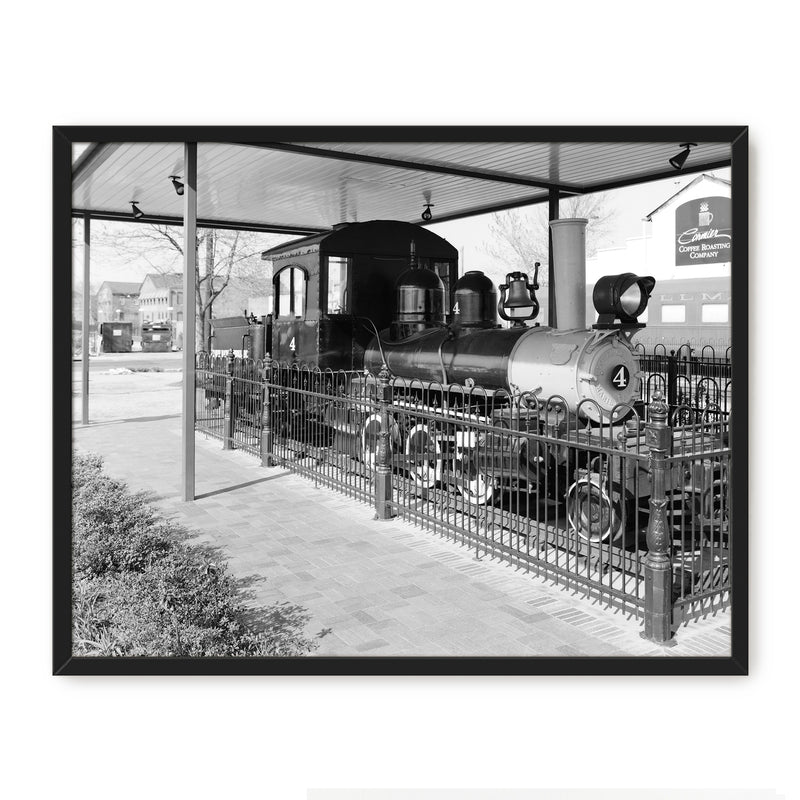 Black & White Historic Train Photo - Sage and Rose Prints
