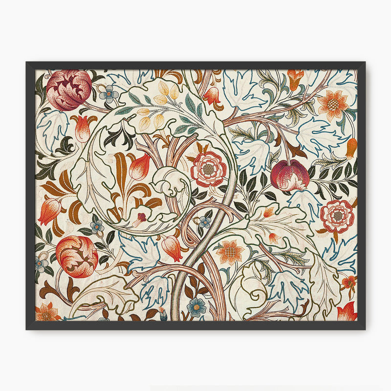 Burgundy and Sage Art Deco Print - Sage and Rose Prints