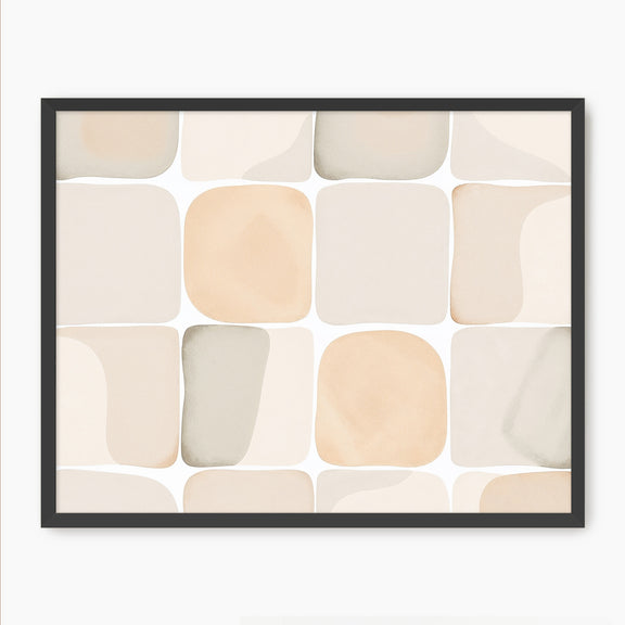 Tan Scandi Wash Patterns - Sage and Rose Prints