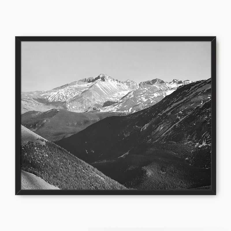 AK-18 Historic Ansel Adams Black And White Landscape Photo - Sage and Rose Prints