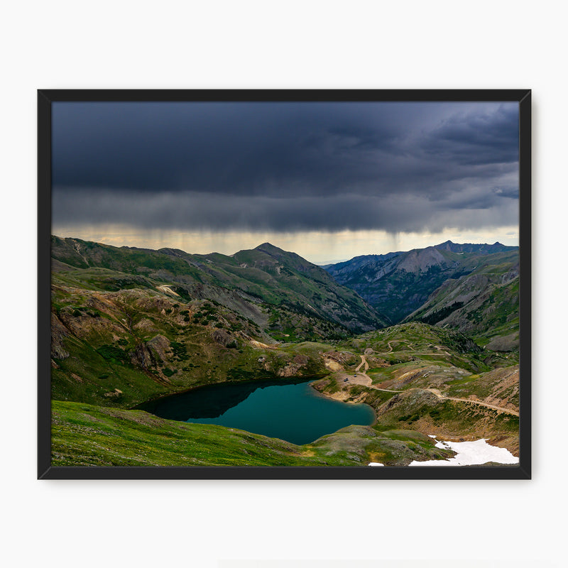 Teal and Green Mountain Photography - Sage and Rose Prints