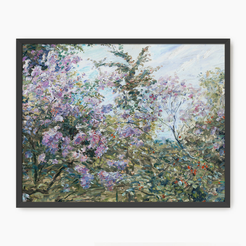 Impressionist Purple Flowers - Sage and Rose Prints