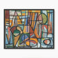 Bright Geometric Abstract Paint - Sage and Rose Prints