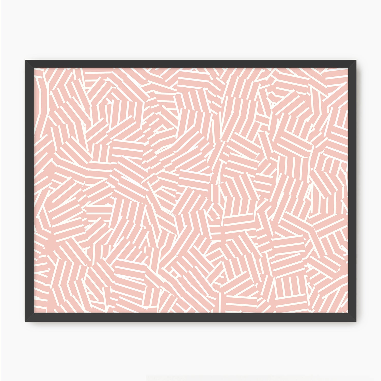 Maximalist Hash Pattern - Sage and Rose Prints