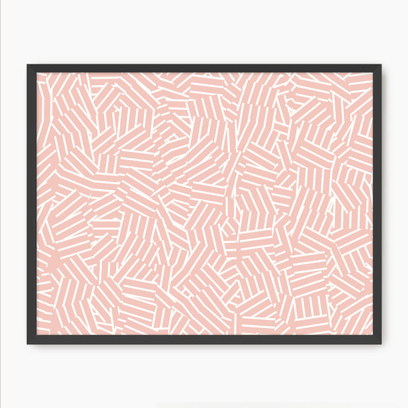 Maximalist Hash Pattern - Sage and Rose Prints