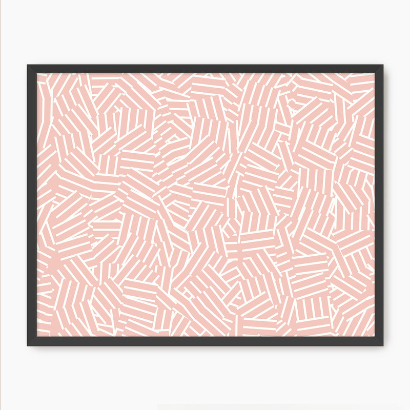 Maximalist Hash Pattern - Sage and Rose Prints