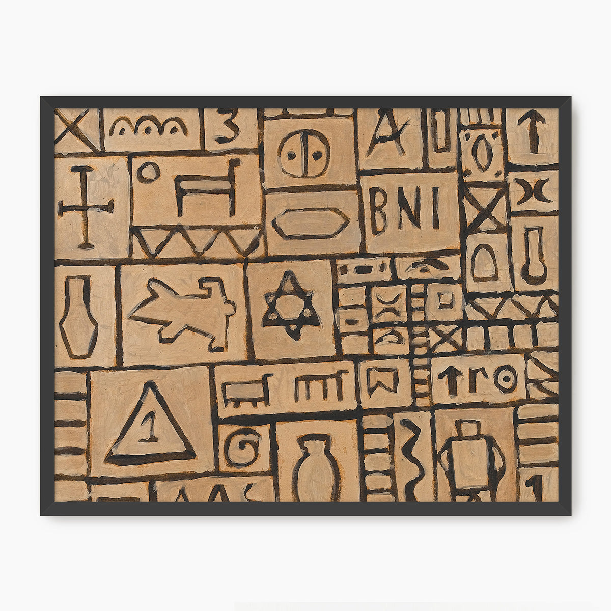 Sandstone Pictograph Print - Sage and Rose Prints