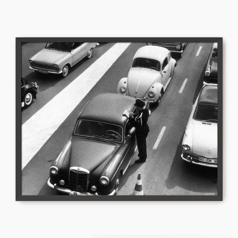 Classic Cars Black and White Photo No2 - Sage and Rose Prints