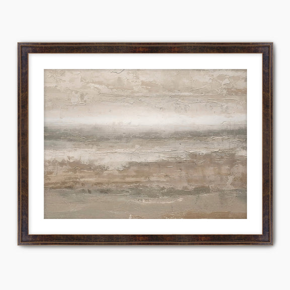 45- Earthy Tan Abstract Painting Print - Sage and Rose Prints