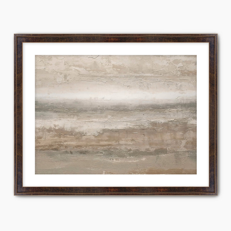 45- Earthy Tan Abstract Painting Print - Sage and Rose Prints
