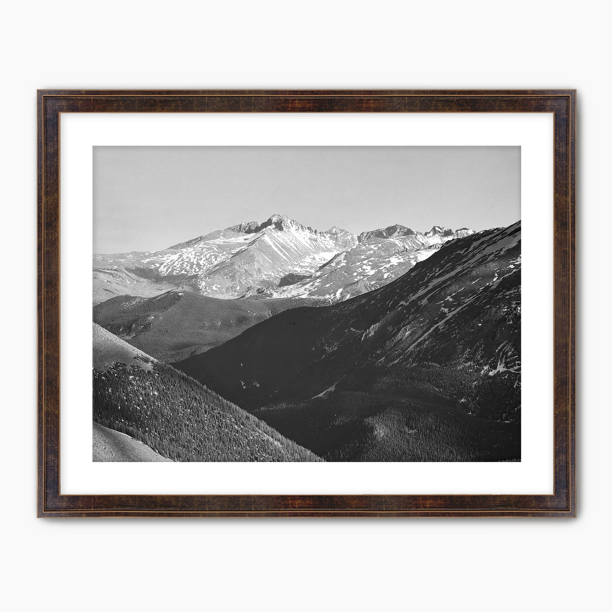 AK-18 Historic Ansel Adams Black And White Landscape Photo - Sage and Rose Prints