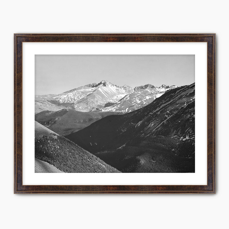 AK-18 Historic Ansel Adams Black And White Landscape Photo - Sage and Rose Prints