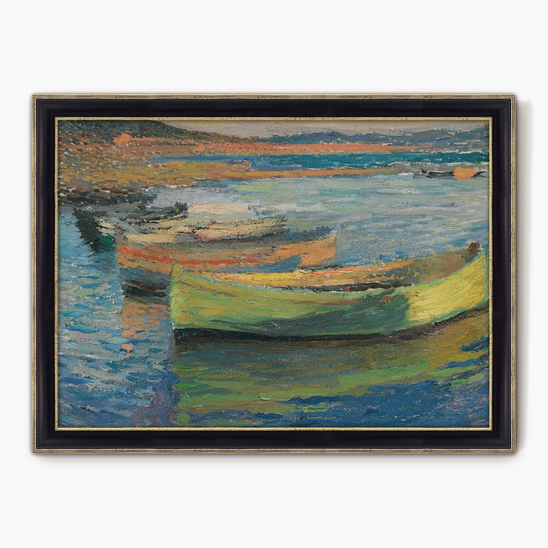 Impressionist Row Boats