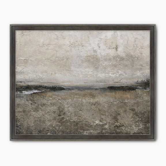 Textured Grey Modern Minimalist Abstract Art Print - Sage and Rose Prints