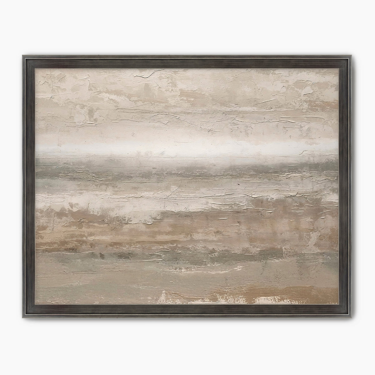Earthy Tan Abstract Painting Print - Sage and Rose Prints