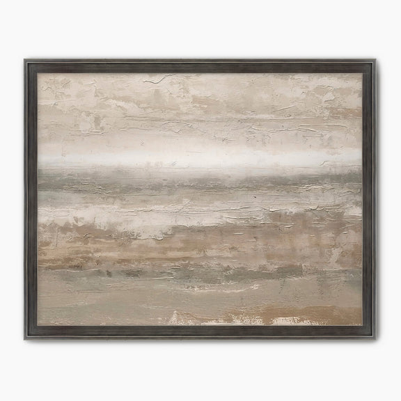 Earthy Tan Abstract Painting Print - Sage and Rose Prints