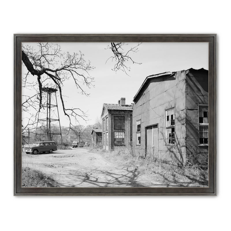 Historic Warehouse & Vintage Car Photo - Sage and Rose Prints