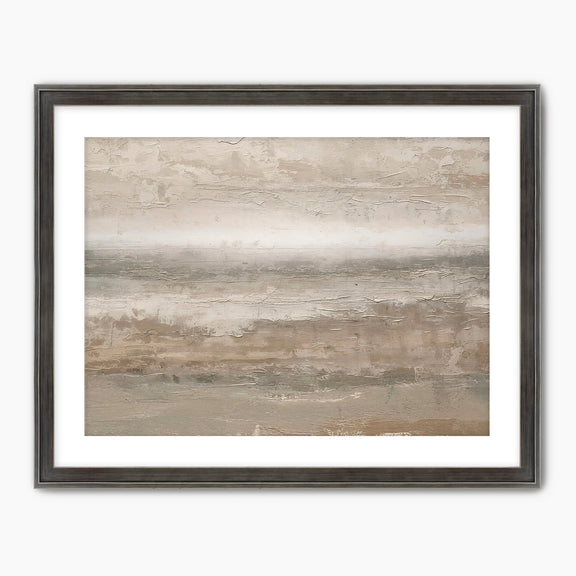 45- Earthy Tan Abstract Painting Print - Sage and Rose Prints