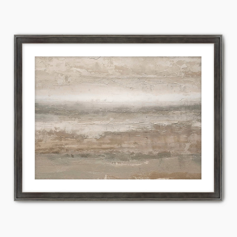 45- Earthy Tan Abstract Painting Print - Sage and Rose Prints