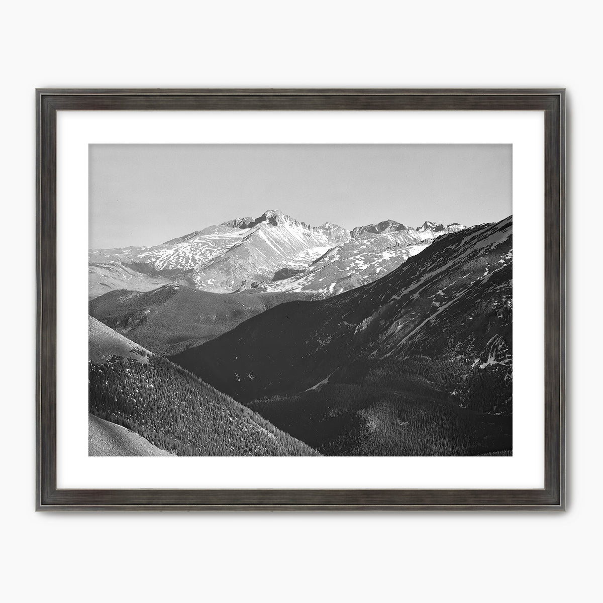 AK-18 Historic Ansel Adams Black And White Landscape Photo - Sage and Rose Prints